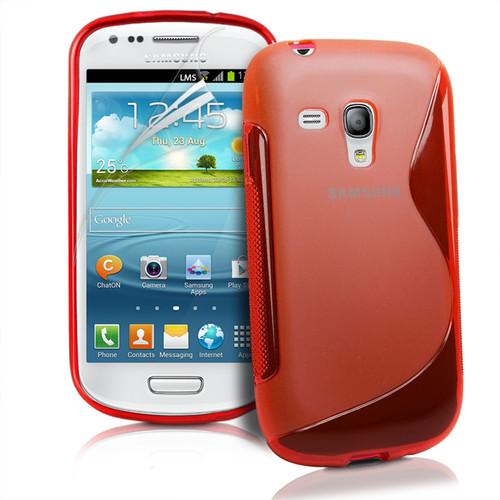 FlexiCase Skal till Samsung Galaxy S3 Mini i8190 - (Röd) | 2353 | AlltMobil