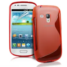 OEM - FlexiCase Skal till Samsung Galaxy S3 Mini i8190 - (Röd)
