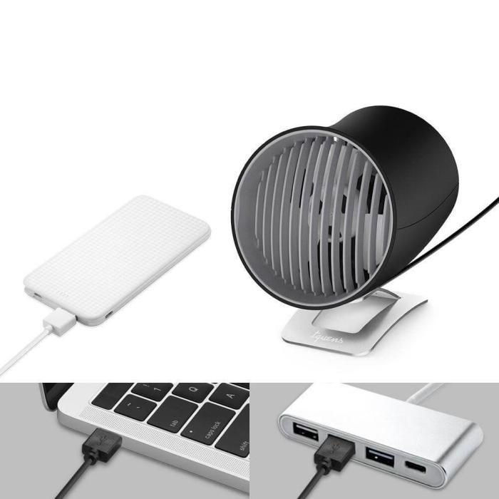 UTGATT1 - Spigen Bordsfläkt Tquens H911 Desk fläkt Svart