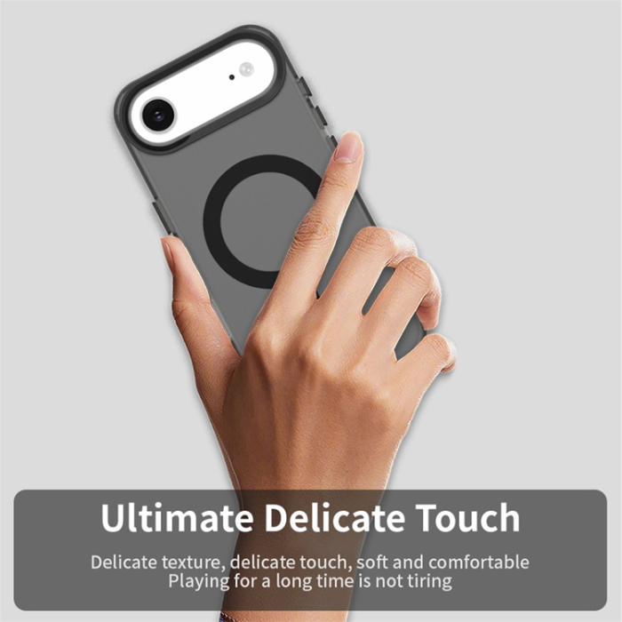 A-One Brand - iPhone 17 Air Mobilskal MagSafe Anti Drop Hybrid - Svart