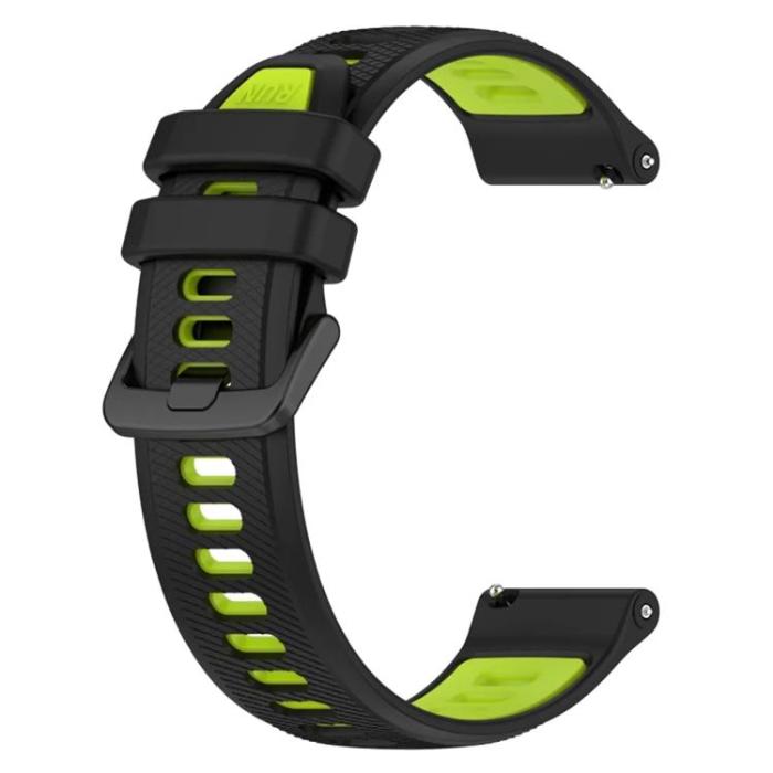 Taltech - Galaxy Watch 6 Classic (47mm) Armband - Svart/Grön