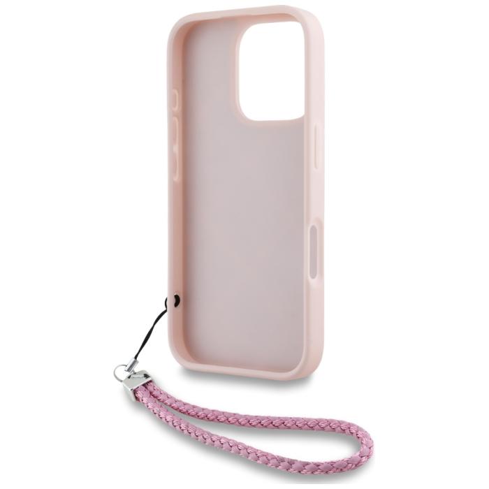 KARL LAGERFELD - Karl Lagerfeld Mobilskal till iPhone 16 Pro MagSafe Quilted Initial Strap