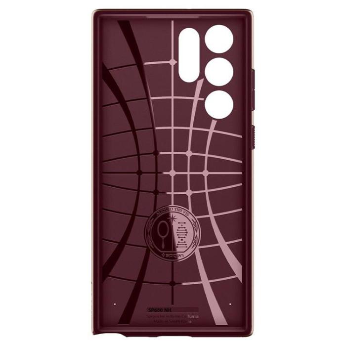 UTGATT - Spigen Neo Hybrid Skal Galaxy S22 Ultra - Burgundy