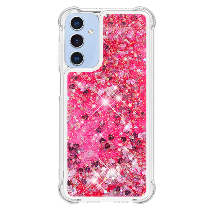 A-One Brand - Galaxy A17/A26 Mobilskal Glitter Quicksand TPU - Rosa