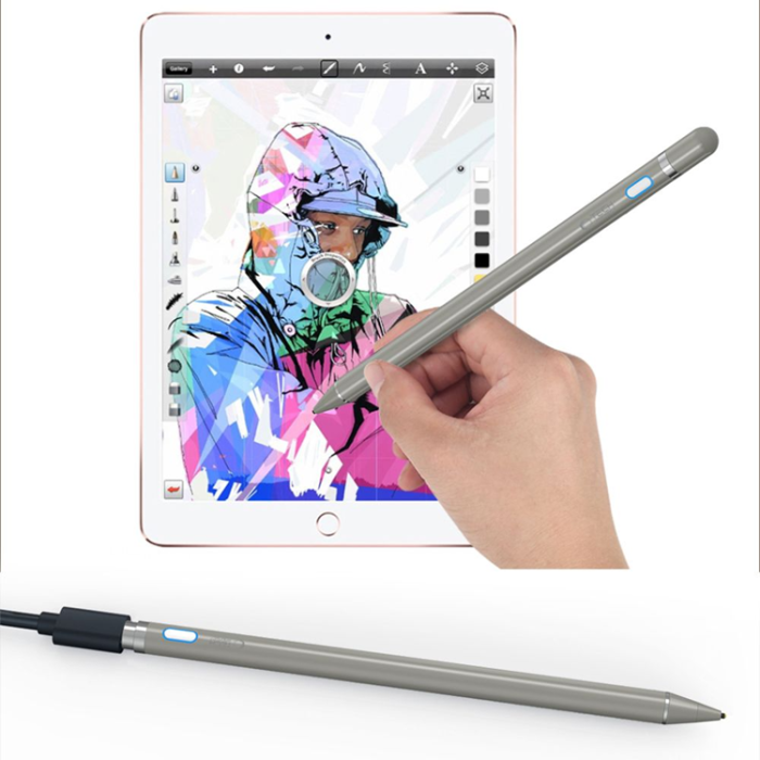 Tech-Protect - Tech Protect Active Stylus Penna - Titanium