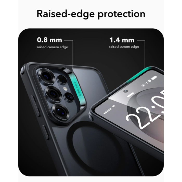 ESR - ESR Mobilskal För Galaxy S26 Ultra Magsafe Classic Hybrid - Frosted Svart