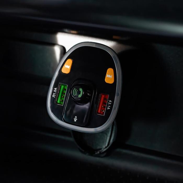 Maxlife - Maxlife FM-Sändare Bluetooth MXFT-03 - Svart