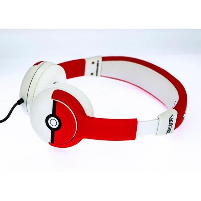 POKEMON - POKEMON Hörlurar Junior On-Ear 85dB Pokeball - Röd