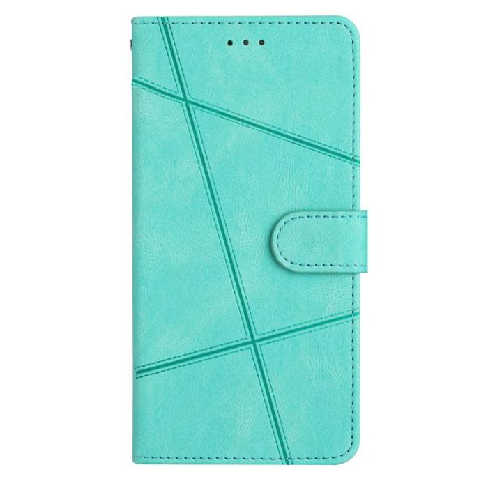 OEM - Crazy Horse Samsung Galaxy A37 Plånboksfodral Konstläder Ställ - Grön