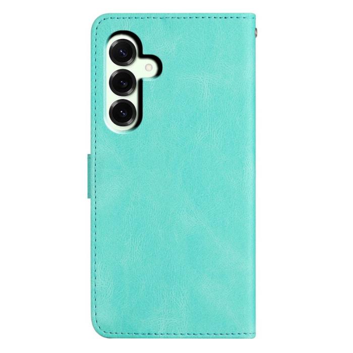 OEM - Crazy Horse Samsung Galaxy A37 Plånboksfodral Konstläder Ställ - Grön