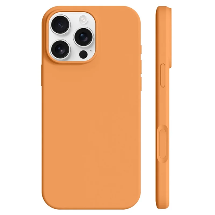 iPhone 16 Pro Mobilskal Ultra Thin Silikon - Sunset Orange | 2353 | AlltMobil