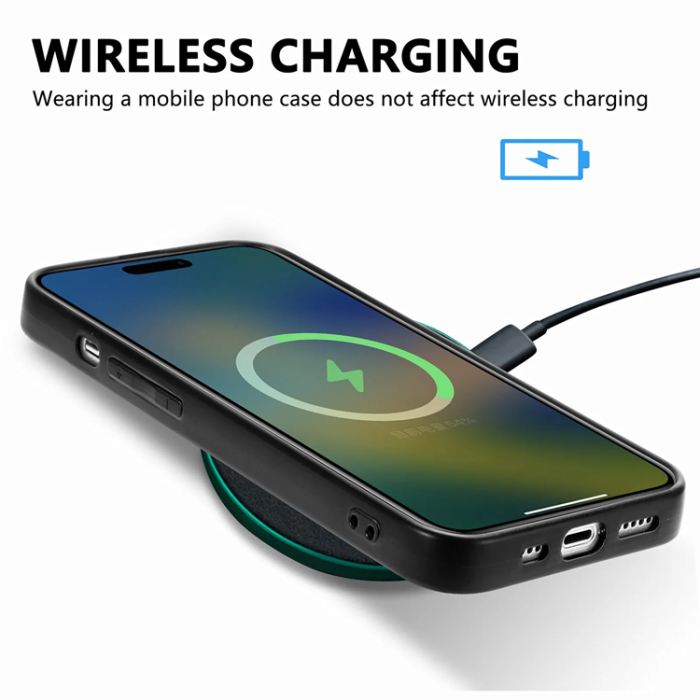 Boom of Sweden - BOOM iPhone 8 Plus Mobilskal Magsafe Läder - Röd
