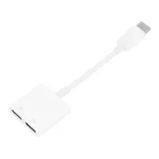 Forcell - Adaptor HF/audio + charging USB-C to USB-C Vit BOX