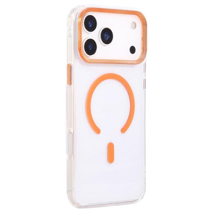 A-One Brand - iPhone 17 Pro Max Mobilskal MagSafe Texture Frame - Orange