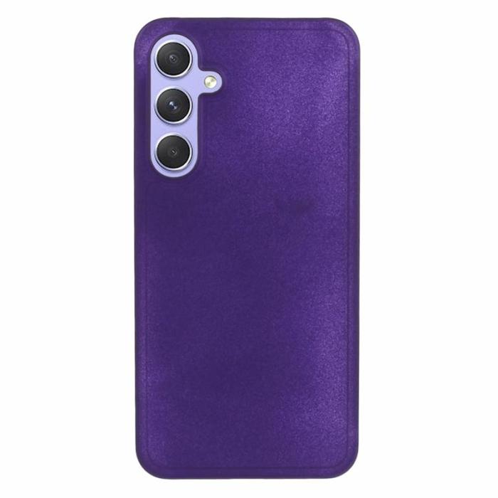 OEM - Mobilskal till Samsung Galaxy A55 5G Hård PC Gummi Skydd - Lila