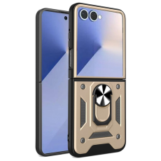 A-One Brand - Galaxy Z Flip 7 Mobilskal Kickstand - Guld