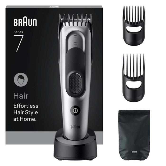 Braun - BRAUN Hårklippare Series 7 + 5 Stylingverktyg HC 7590 - Svart