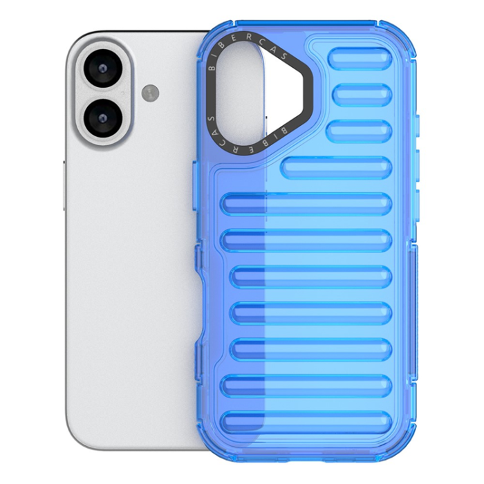 A-One Brand - iPhone 17 Mobilskal Stripe Design Detachable - Blå