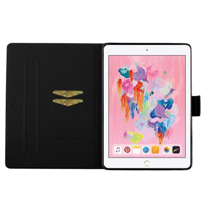 OEM - iPad 10.2 (2021/2020/2019) Fodral - Lila marmor