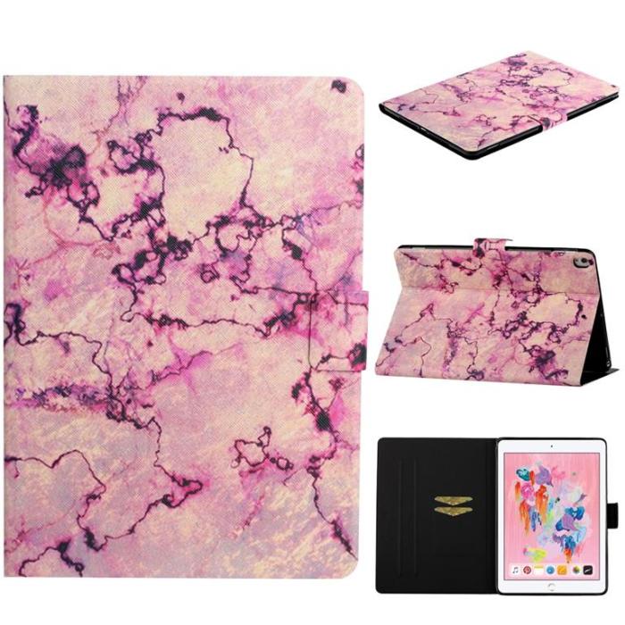OEM - iPad 10.2 (2021/2020/2019) Fodral - Lila marmor