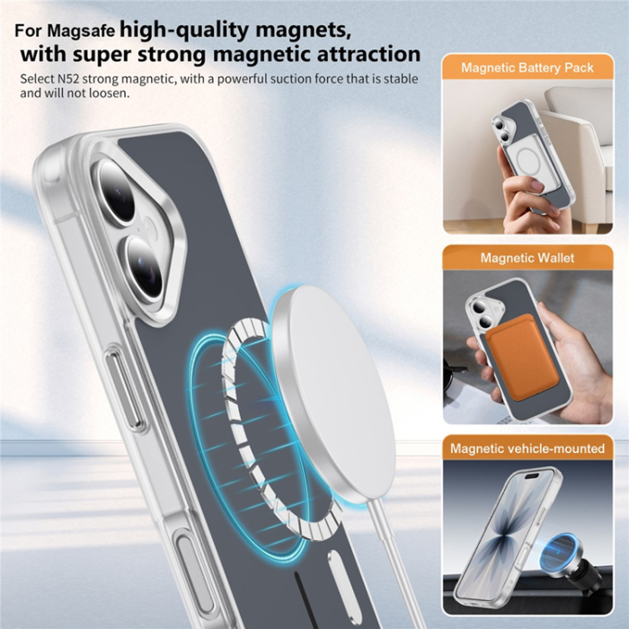 A-One Brand - iPhone 17 Mobilskal MagSafe Skin Touch TPU PC