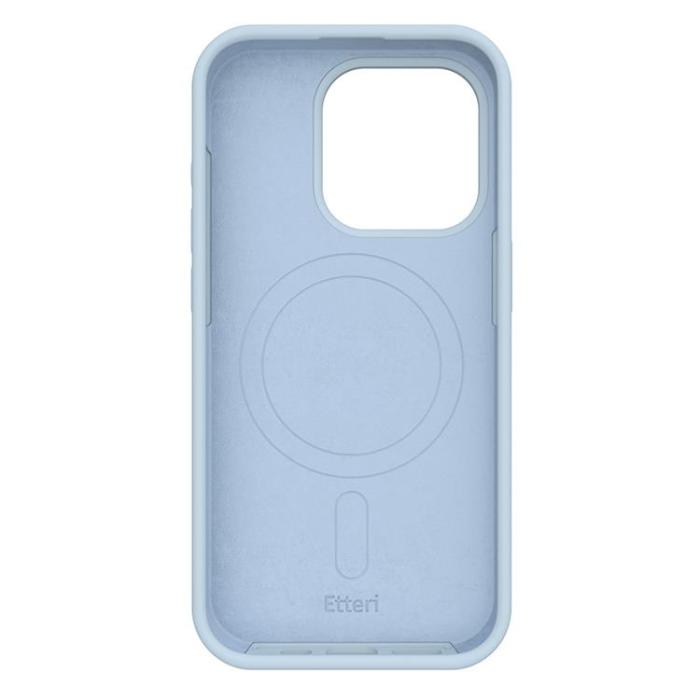 Etteri - Etteri iPhone 12/12 Pro Mobilskal MagSafe Silikon - Ljusblå