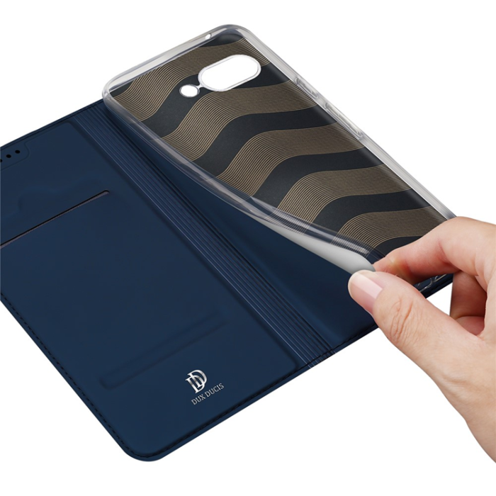 Dux Ducis - Dux Ducis Google Pixel 9a Plånboksfodral Skin Pro - Blå