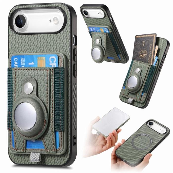 A-One Brand - iPhone Air Mobilskal Detachable korthållare - Grön