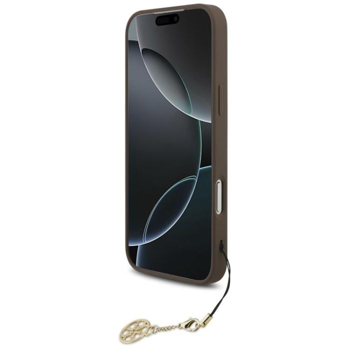 Guess - Guess iPhone 17 Pro Max Mobilskal MagSafe 4G Charms Collection - Brun