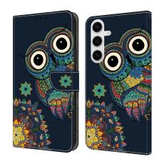 OEM - Samsung Galaxy S26 / S26 Pro Pl&aring;nboksfodral M&ouml;nstertryck Konstl&auml;der Flip - Bla