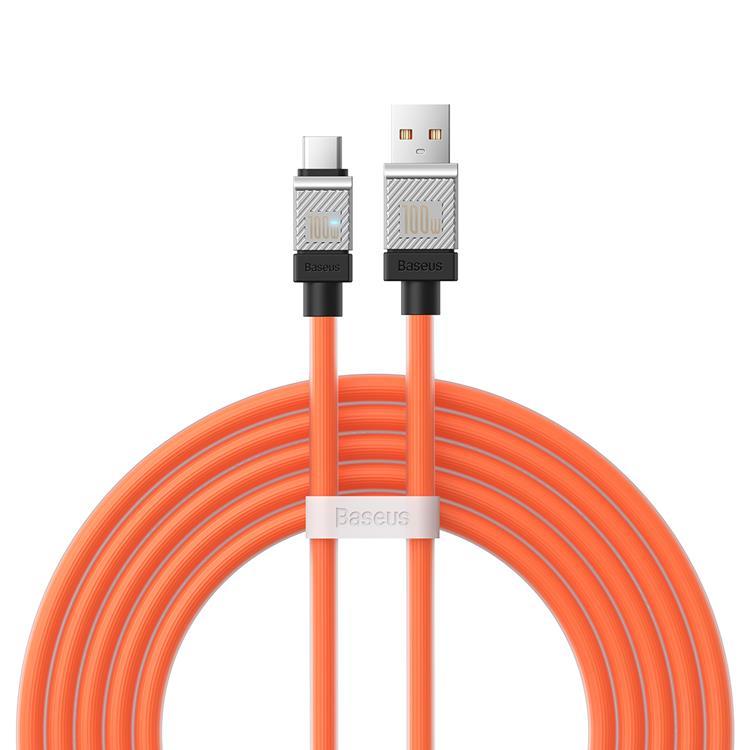 Baseus USB Till USB-C 100W 2m Kabel CoolPlay - Orange | 3541 | AlltMobil