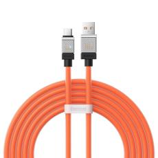 BASEUS - Baseus USB Till USB-C 100W 2m Kabel CoolPlay - Orange