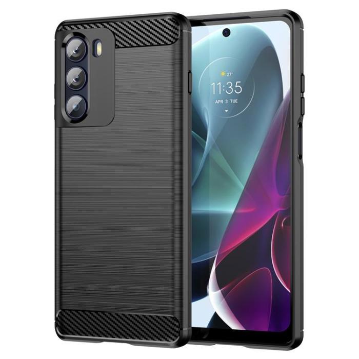 UTGATT1 - Carbon Motorola Moto G200 5G/Edge S30 Skal Flexible - Svart