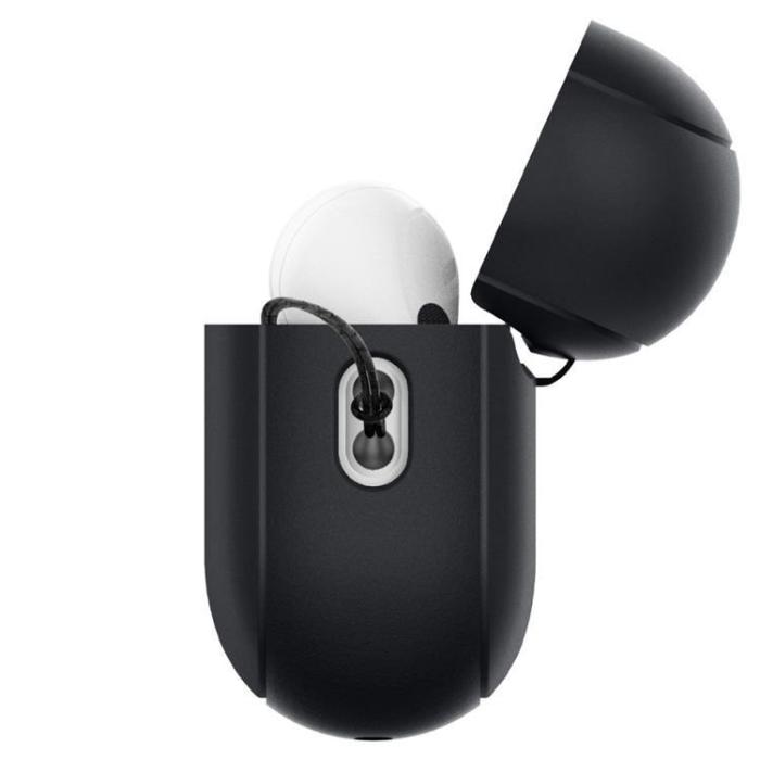 UTGATT - Spigen Airpods Pro 1/2 Skal Fit Strap Silicone - Svart/Phanton Grön