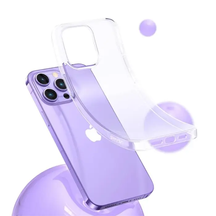 USAMS - USAMS iPhone 14 Skal US-BH795 Flexible - Clear