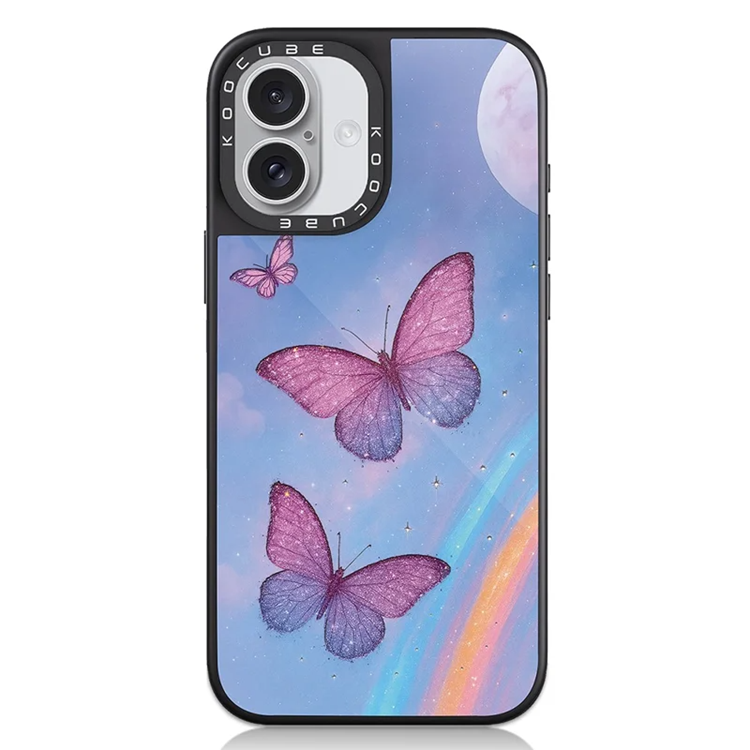 iPhone 16 Plus Mobilskal MagSafe Aluminium Silikon (Style I) | 2353 | AlltMobil