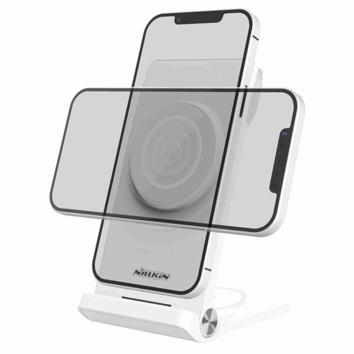 Nillkin - 3-in-1 Trådlös Laddare Samsung Galaxy - Buds - Watch - Vit