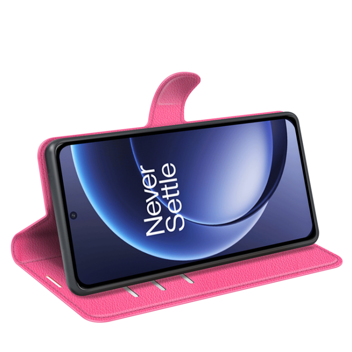 A-One Brand - OnePlus 15 5G Plånboksfodral Litchi Shockproof Konstläder