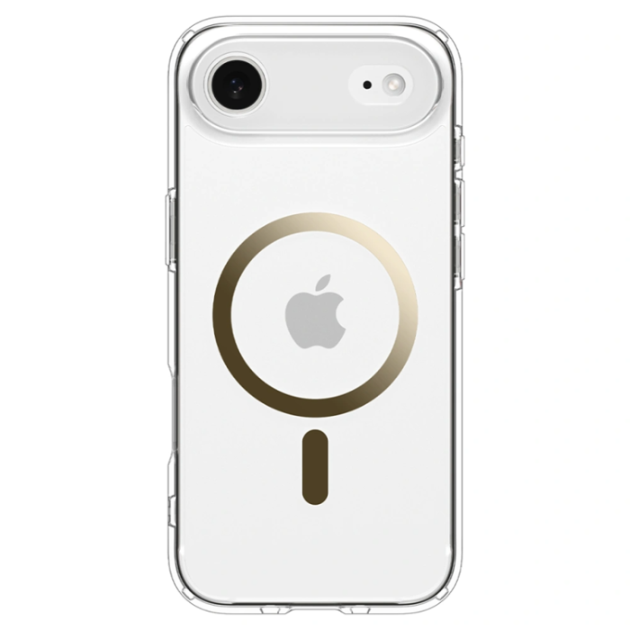 Spigen - Spigen iPhone Air Mobilskal Magsafe Ultra Hybrid - Clear/Guld