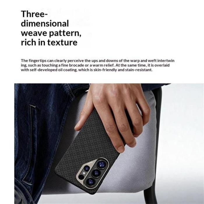 Benks - BENKS Mobilskal För Galaxy S26 Ultra MagSafe Kevlar Aramid Fiber - Svart