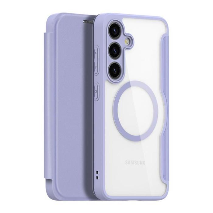 Dux Ducis - Dux Ducis Galaxy S24 Plus Plånboksfodral Magsfae Skin X Pro - Lila