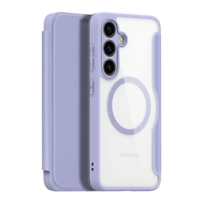 Dux Ducis - Dux Ducis Galaxy S24 Plus Plånboksfodral Magsfae Skin X Pro - Lila