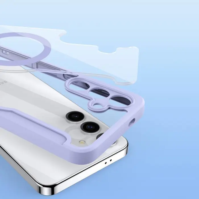 Dux Ducis - Dux Ducis Galaxy S24 Plus Plånboksfodral Magsfae Skin X Pro - Lila
