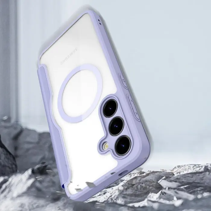Dux Ducis - Dux Ducis Galaxy S24 Plus Plånboksfodral Magsfae Skin X Pro - Lila