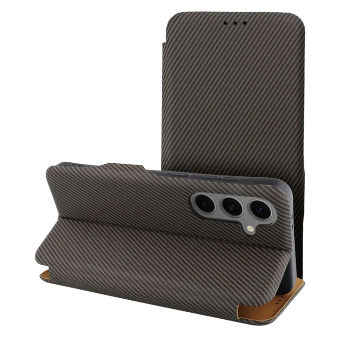 OEM - Xiaomi Redmi Note 14 Plånboksfodral Folio Side Magnet - Brun
