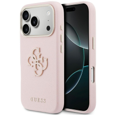 Guess - Guess Mobilskal iPhone 17 Pro Max FW Resin Logo - Rosa