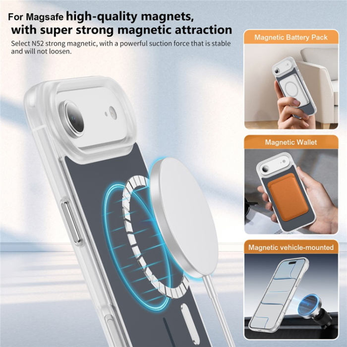 A-One Brand - iPhone Air Mobilskal MagSafe Skin Touch TPU PC