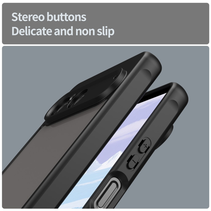 A-One Brand - Sony Xperia 10 VII Mobilskal Frosted Translucent - Svart