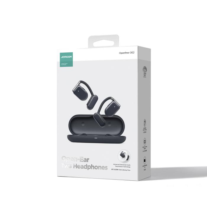 Joyroom - Joyroom Openfree TWS Trådlösa On-Ear Hörlurar - Mörkblå