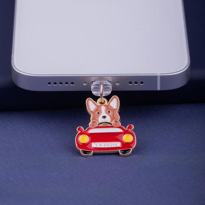 OEM - Hängande Charms HUNDAR för Mobil (USB-C)